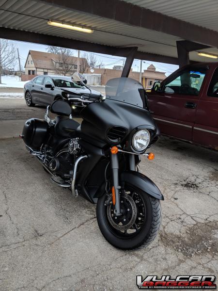 Just picked her up and taking her on the maiden voyage home. About 100 miles in February 😝