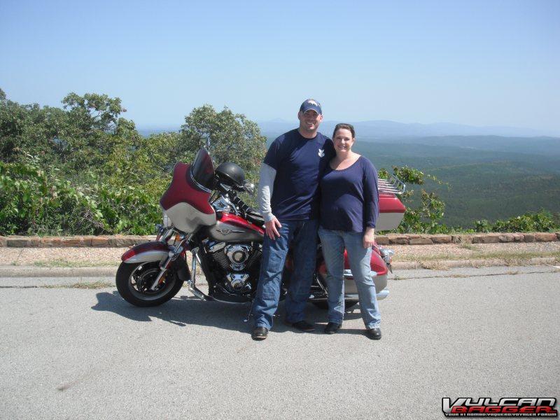 Wife and I on Talimena Pkwy