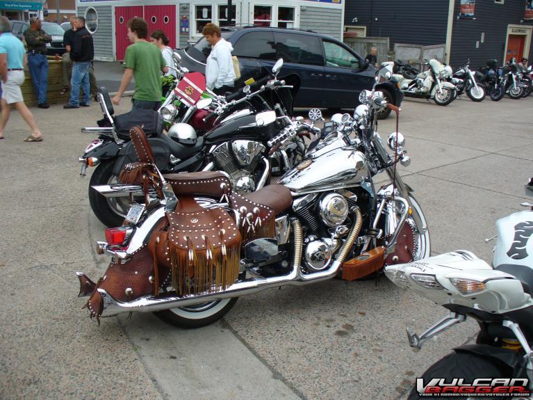 Thursday night in Halifax harbor they have a bike club get together.