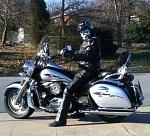 Only 29 degrees out. But too pretty not to get out for a ride.  Wife thought I was nuts. Lol