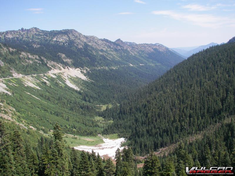 Looking East at top of Chinook pass